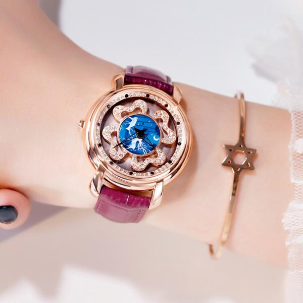 3ATM Water Resistant  Rotating Feature Quartz Watch Ladies  Fashion  Watch OEM