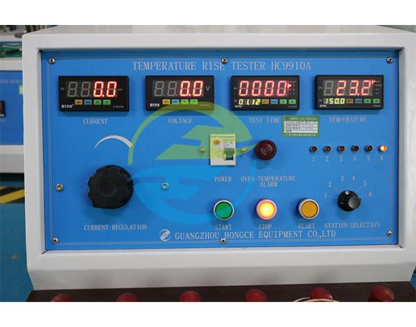 Tester profesional de aumento de temperatura del enchufe del enchufe 0-125A