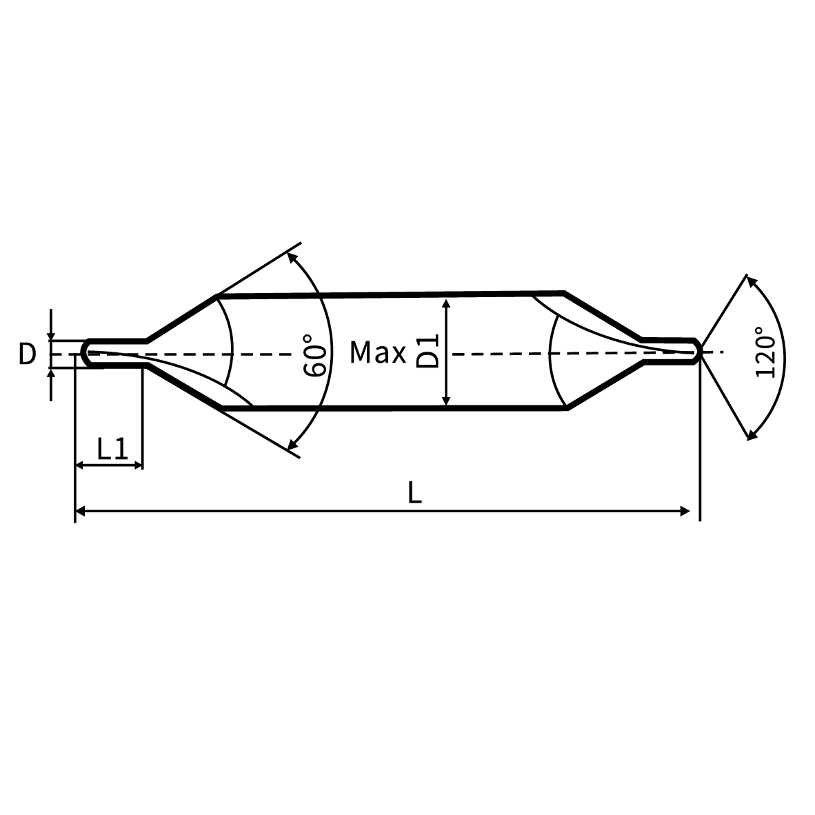 High-speed steel type A fully ground spiral flute core drill