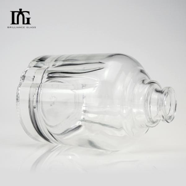 Tequila 500ml Glass Liquor Bottle Luxury Super Flint Glass Water Bottle with Lids