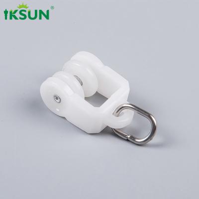 Bendable Curtain Track Runner Wheeled PP Material Silent Smooth