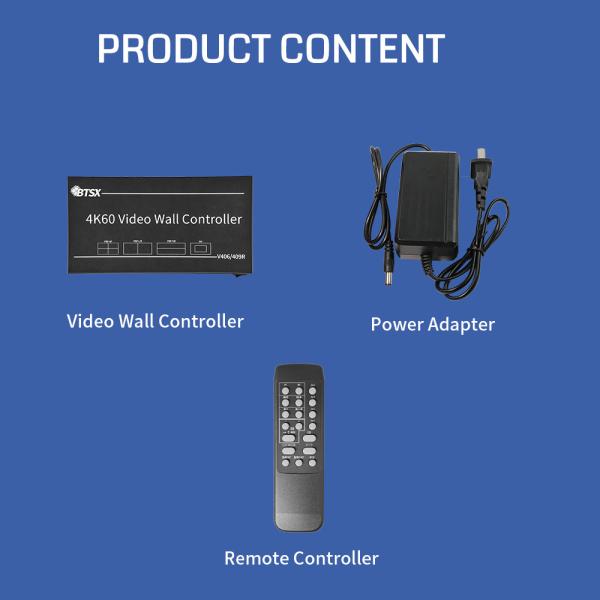 Контроллер стены видео 12 Вт 4К Процессор стены видео BIT-VWC-409R