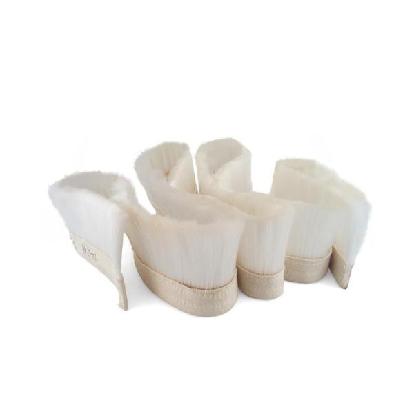 En nylon industriel brosse les accessoires affilants droits en verre de machine de 80mm