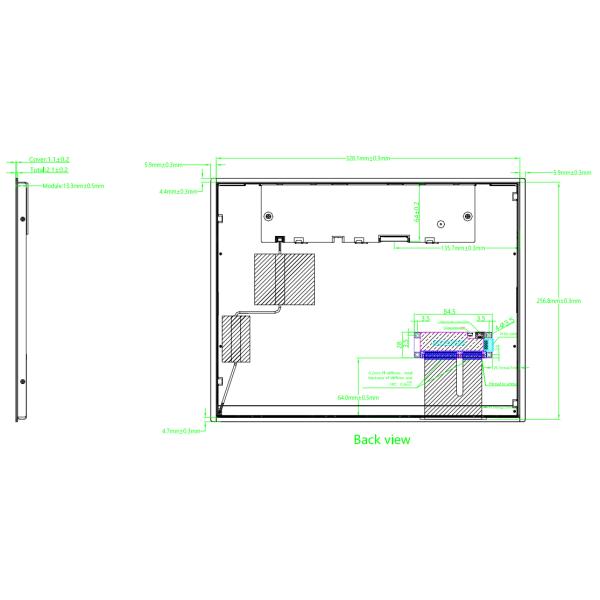 1024×768 15 экран касания дюйма 300кд/㎡ оптически