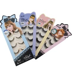 Цена по прейскуранту завода-изготовителя 60pcs/Set макияж расширения ресницы группы ложной ресницы черноты 8/10/12 mm Lashe естественный поддельный длинный