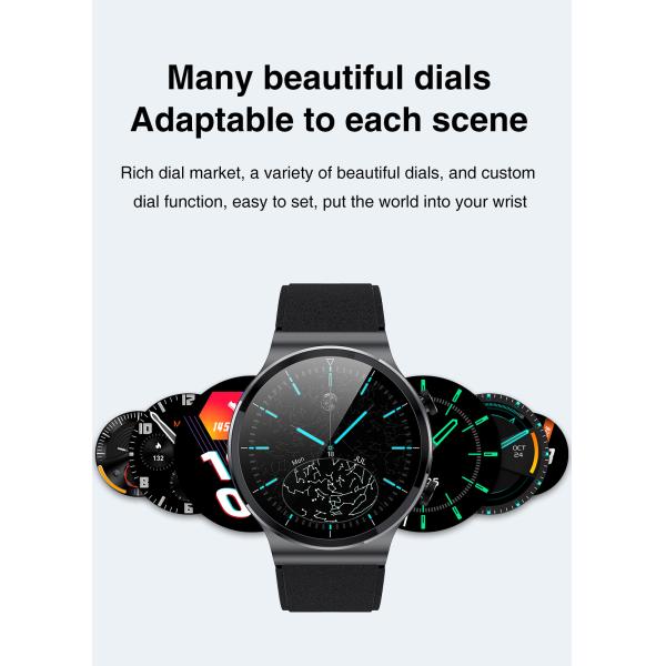 CST816S 1.28inch Full Touch Smartwatch 300mah Battery Smart Health Bracelet