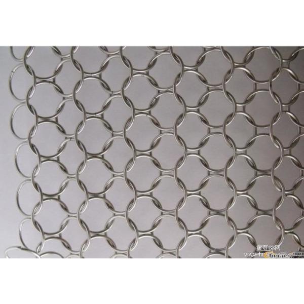 Anti Rust Stainless Steel Woven Wire Mesh Screen , Decorative Metal Screen Mesh