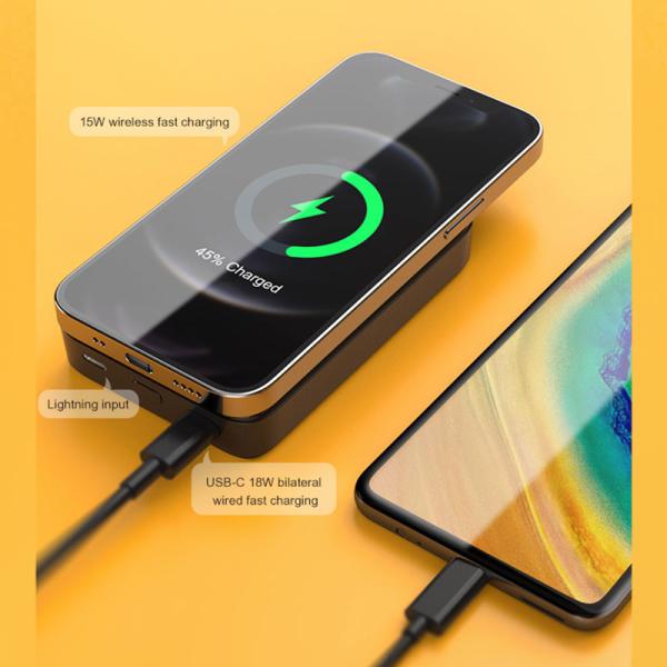 батарея полимера Li беспроводного банка силы заряжателя 5000mAh внутренняя