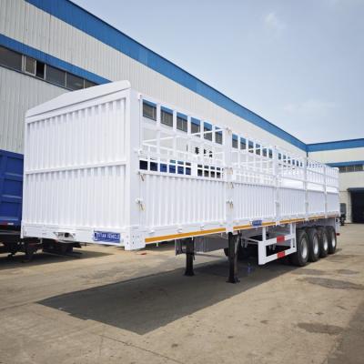 TITAN 4 Axle 80Ton Stake Cargo Semi Trailer | Stake Semi Trailer
