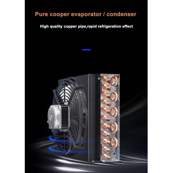 Haut congélateur efficace d'affichage d'aliments surgelés de porte coulissante de magasin construit dans le système