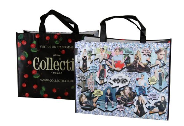 Nonwoven Fabric Carrier Bags For Garments , Sew On Name Labels