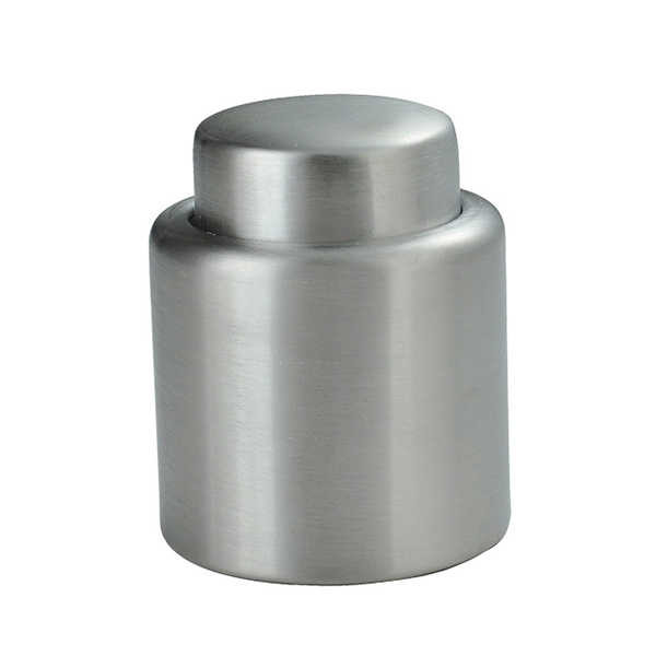Great promotion and wedding favor gift idea, good quality stainless steel push down wine and champagne bottle stopper
