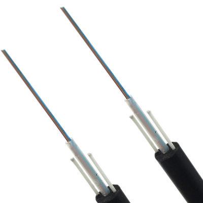 Single Mode Fiber Optic Cables , G652D GYXTW Armored Fiber Patch Cable