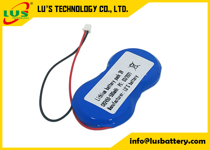 Тип батареи батареи CR2450-2P 3V 1200mah металла лития IMOS 1P2-A1