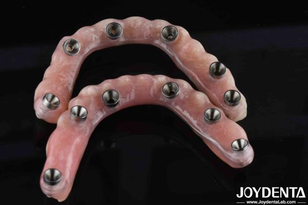 Natural Look Dental Laboratory Acrylic Teeth Finish For High Wear Resistance