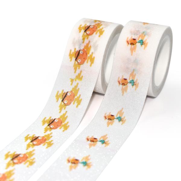 Waterproof Glitter Japanese Washi Masking Tape