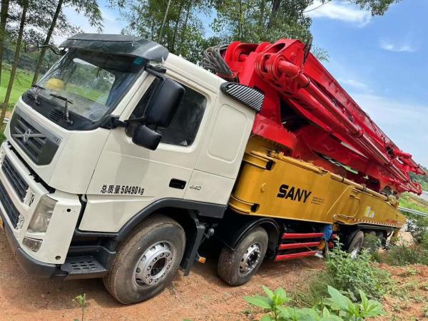 Used 62m Shacman Truck Mounted Concrete Pump Volvo Chassis ISO9001