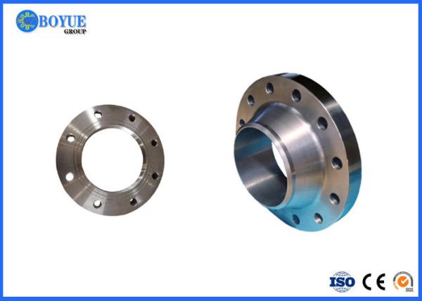 Forged Pressure Large Diameter Steel Flanges , Forged Steel Tank Flanges DIN Size 2-24