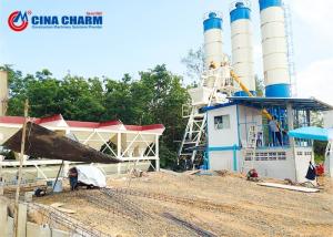 Road Construction Ready Mixed HZS50 3.8m Concrete Mixing Plant