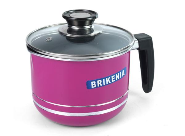 Home Cooking Forged Aluminum Round 5.0mm Milk Pot With Lid