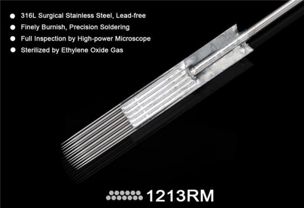 Standard Length Loop Bar 1213RM 7RL Premium Tattoo Needles Pro Sterilized Disposable Lead Free
