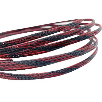 240±10°C Point de fusion Fermeture à glissière Manche de câble enveloppé en tresses pour une gestion durable et polyvalente du câble