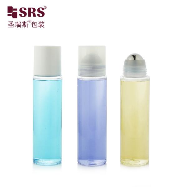 PET30-90ML Clear PET Steel Roller Applicator Bottle For Cooling Gel