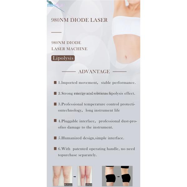 Liposuction Spider Vein Removal Machine 1470nm Diode Laser With Air Cooling