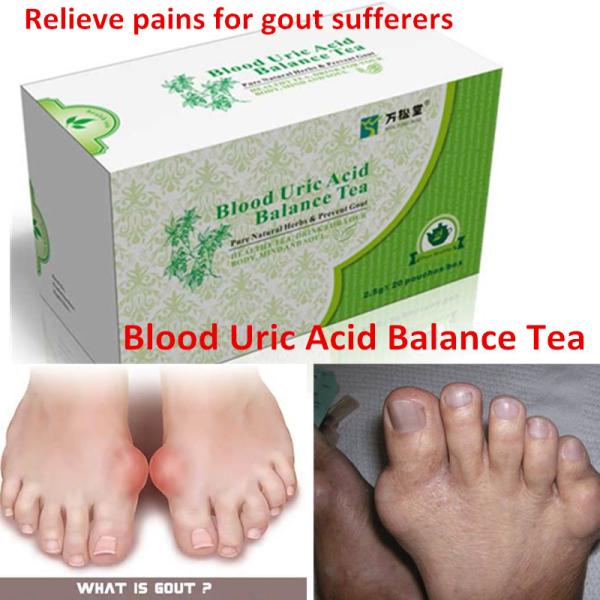 Herbal gout treatment Chinese gout relief tea teabag podagra big toe medication uric acid balance gout foot remedies