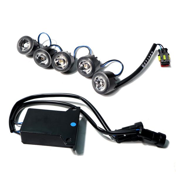 24V LED Bus Daytime Running Lights for 2020- KING LONG Bus Front Position 4102-00024
