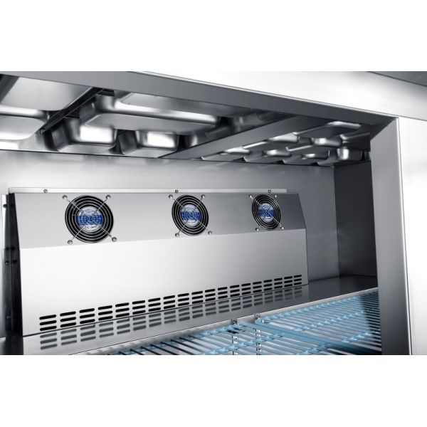 Commercial Refrigerated Sandwich Prep Table Air Cooling Counter Top for Pizza Salad