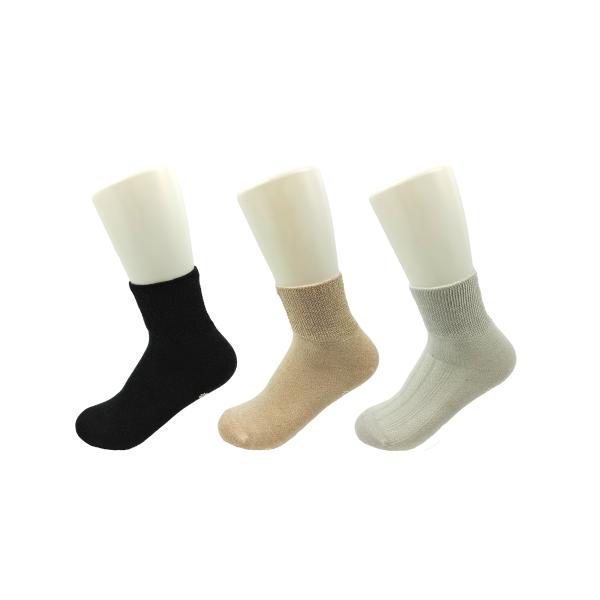 Elastane Diabetic Ankle Socks , Polyester / Spandex Non Elastic Socks For Diabetics