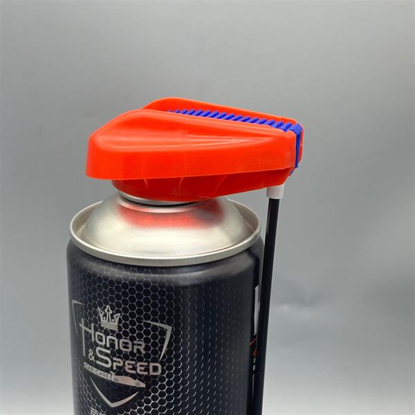 Válvula de lubricante WD-40 compacta para mantenimiento de automóviles con accesorios de conexión rápida y boquilla sin goteo