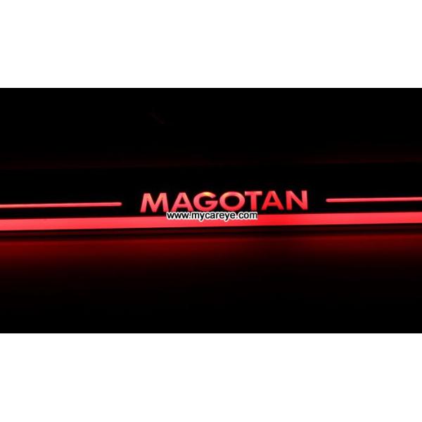 LED door scuff plate lights for Volkswagen VW Magotan door sill plate light sale