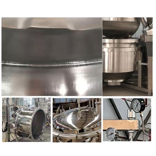615KG Industrial High Pressure Cooker Pot/Jacketed Kettle for 220V/230V/380V/415V/440V