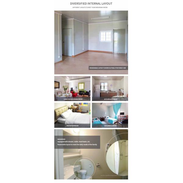 Готовый железный каркас Prefab дома для прожития семьи