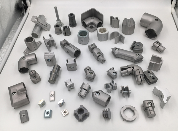 Aluminum Pipe Flexible Tube Pipe Fitting Ebow Connectors for Industial Pipe Rack