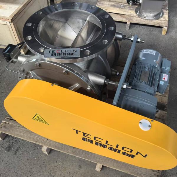 DN300 Caliber Pneumatic Conveying Powder Stainless Steel Rotary Feeder