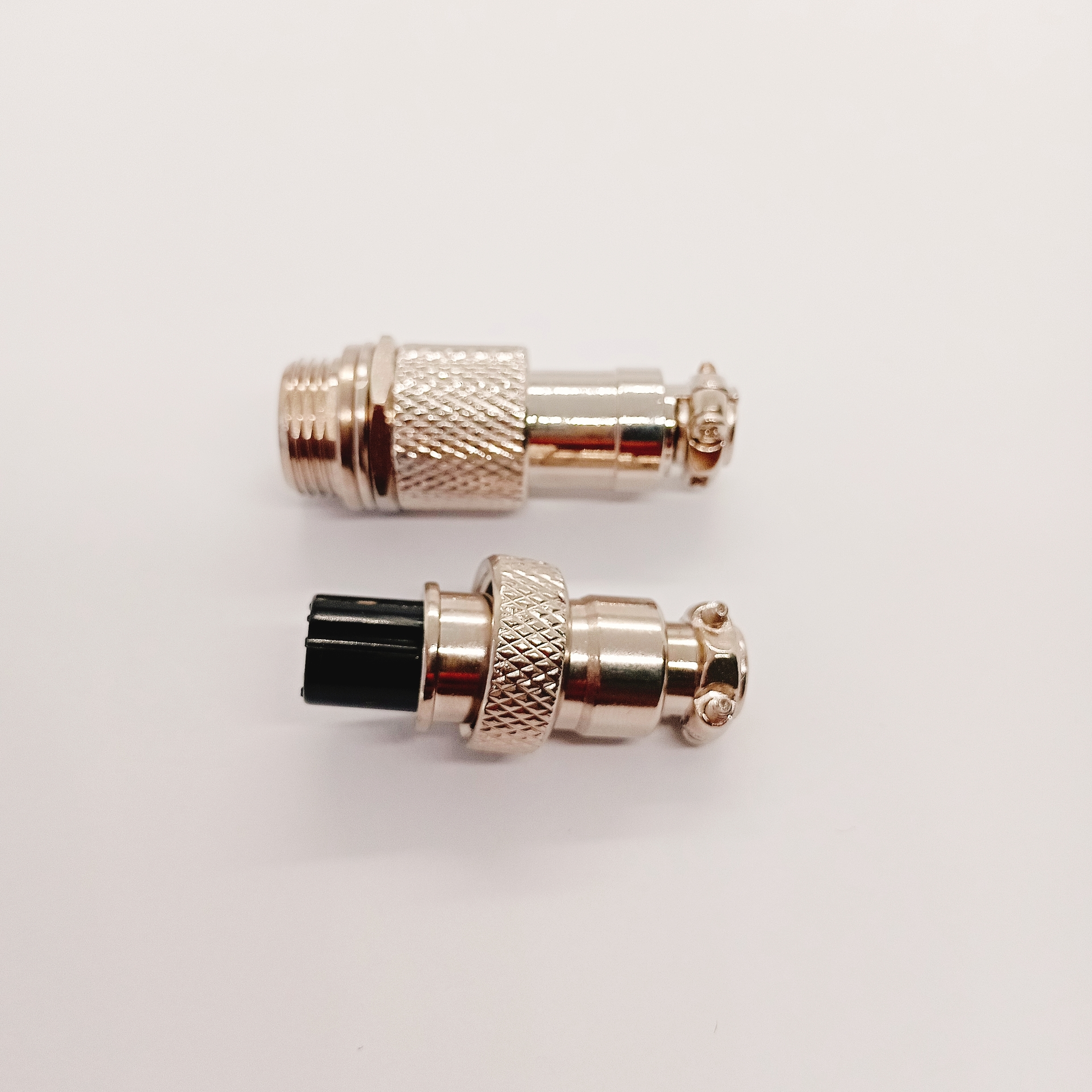 Aviation Connector GX12-2-3-4-5-6-7 Pin Connector Snap On Threaded Locking Type GX12-6P