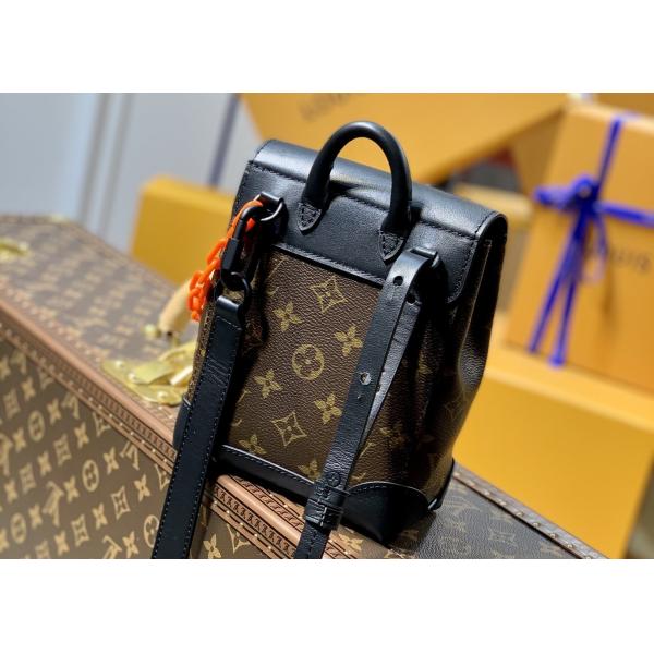 Ladies Brown Cartoon Embroider Luxury Cross Body Bag Monogram Pattern
