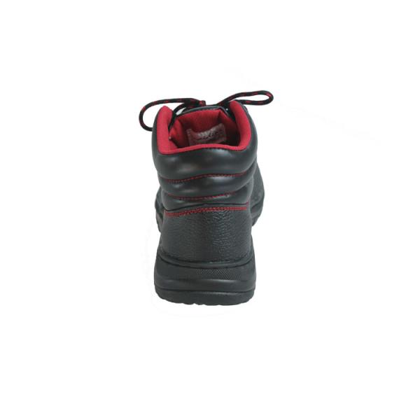 Matériau de semelle extérieure en PU Anti-puncture Anti-Smash Chaussures de sécurité pour les ouvriers d'entrepôt Bottes de travail pour hommes rouges