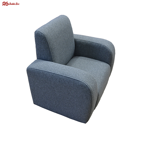 Simple Style Fabric Linen Single Seat Ergonomic Sofa Leisure or Meeting Use