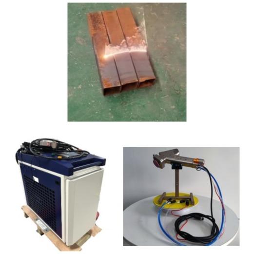 Industrial Handheld Laser Cleaning Machine for Carbon Steel Metals with 0-300mm Beam Size