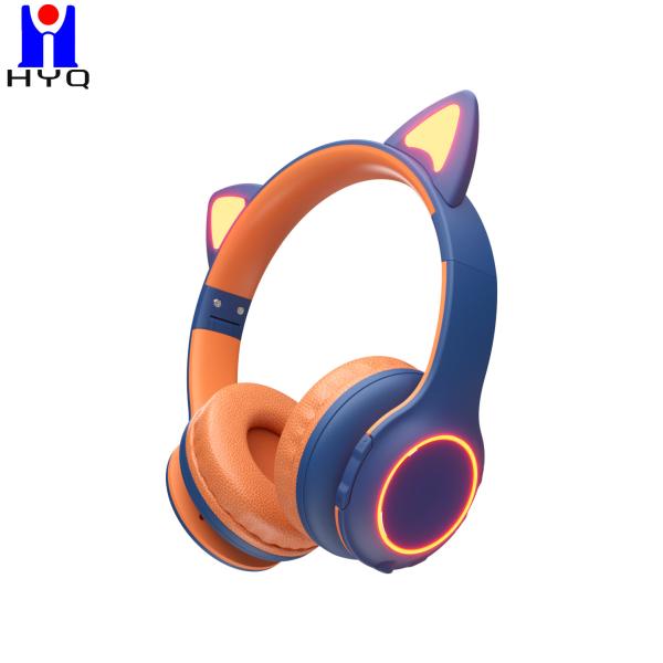 Colorful Wireless LED Headphone With Mic 40mm Drives Stereo Deep Bass Sound Gaming Headset