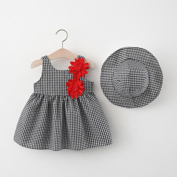 Summer Children'S Clothing Small Wings Baby Dress Baby Girl Cherry Dress