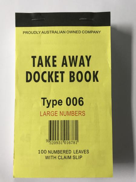 Take Away Docket Book with Lined Ruling Ruling Type Lined Carton 100books