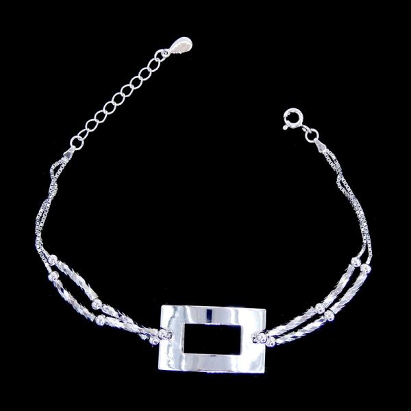 Браслет шарма перекрестной формы стерлинговый/толщиной серебрит браслет для европейца