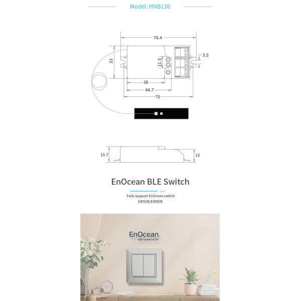 HNB136 SILVAIR App Control Motion Sensor Converter Built In Bluetooth