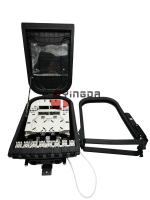 Adaptateur externe de Sc du transformateur 16 de corps de boîte de câble de fibre du noir pp de CPE IP65