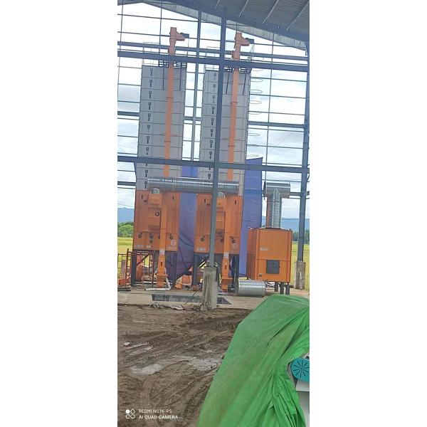 SS No Auger Type Maize Dryer Machine With Husk Burner 15T/Batch